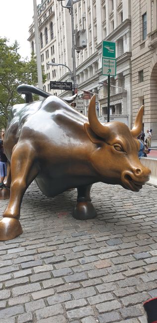 Charging Bull bei der Wall Street