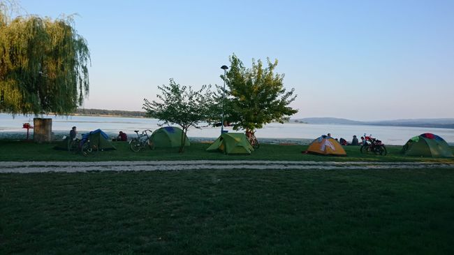 Camping together in Brza Palanka