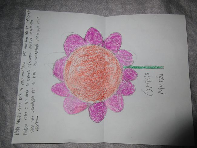 Another gratitude from our sponsored child