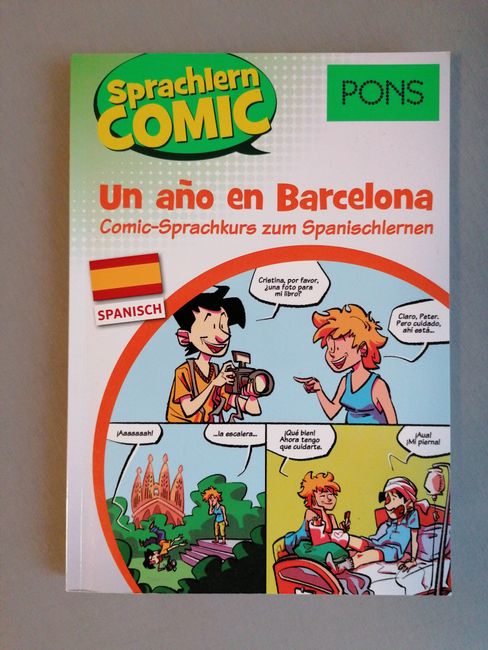 Book: Pons Language Learning Comic - A Year in Barcelona