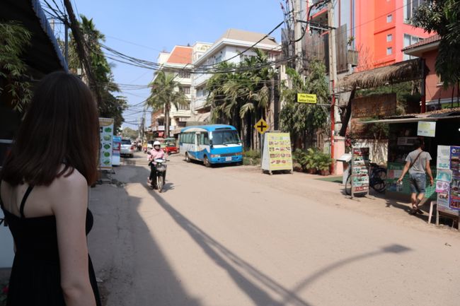 A street in Siem Reap.