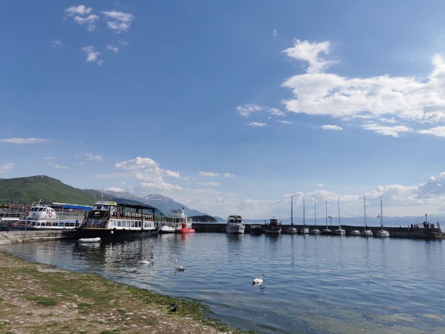 The Bay of Bones, Ohrid Lake, and St. Naum