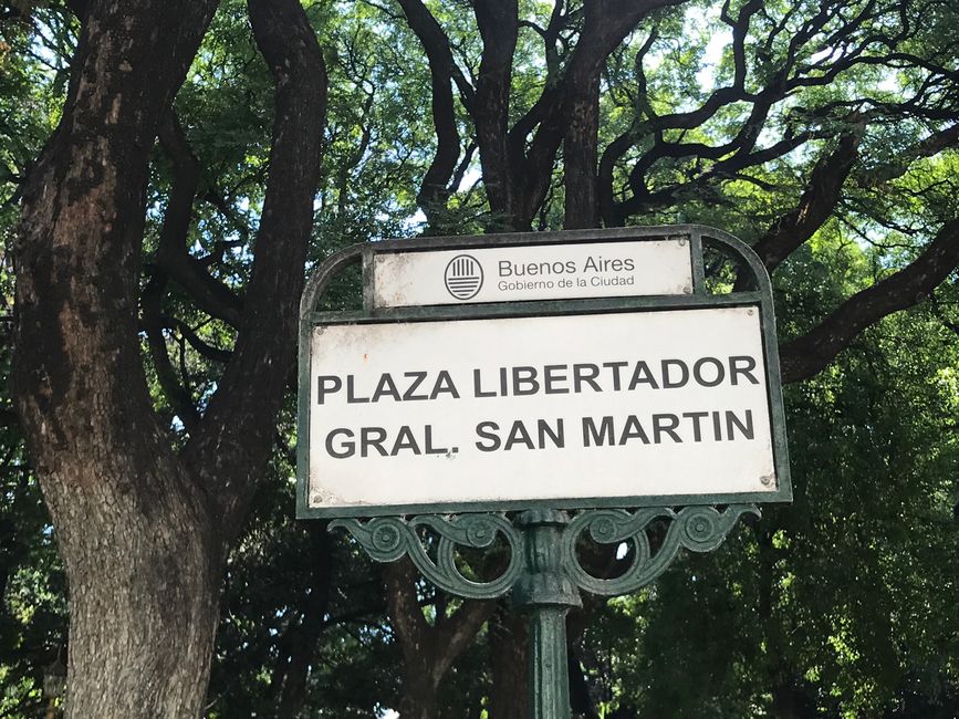 Plaza San Martin and surroundings