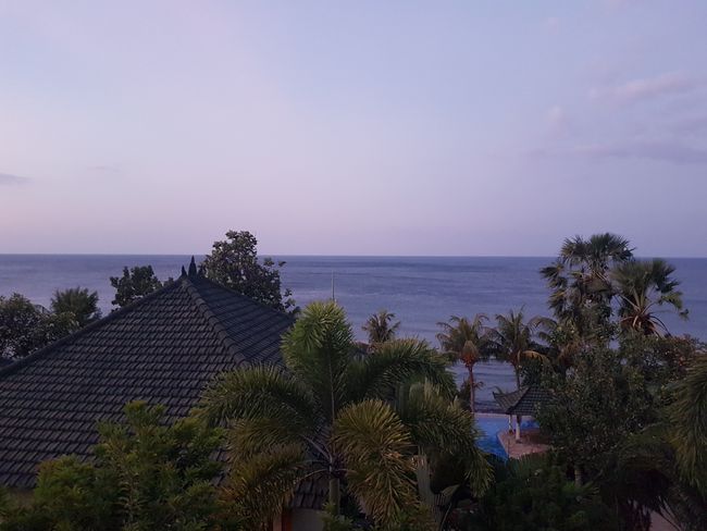 Evening view from our balcony 😍