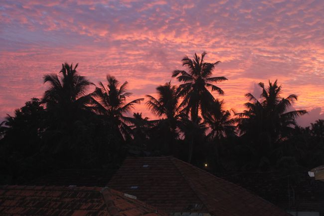 Sunset in Weligama
