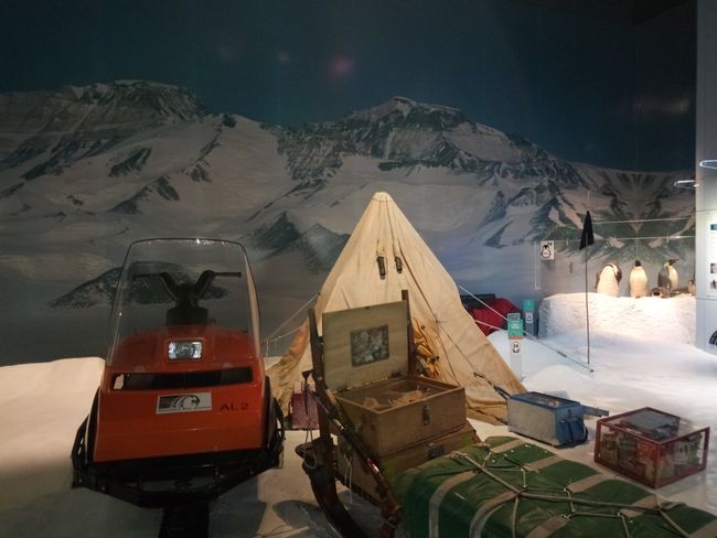 Antarktisches Zeltlager
