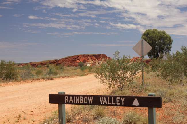 Zwischenstopp am Rainbow Valley