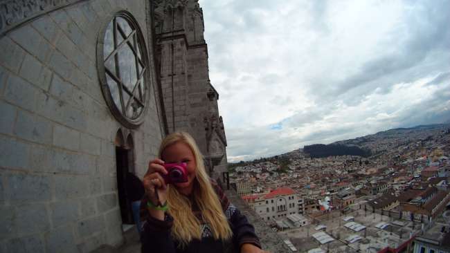 Over the rooftops of Quito