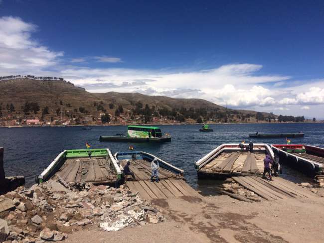 Crossing of Lake Titicaca