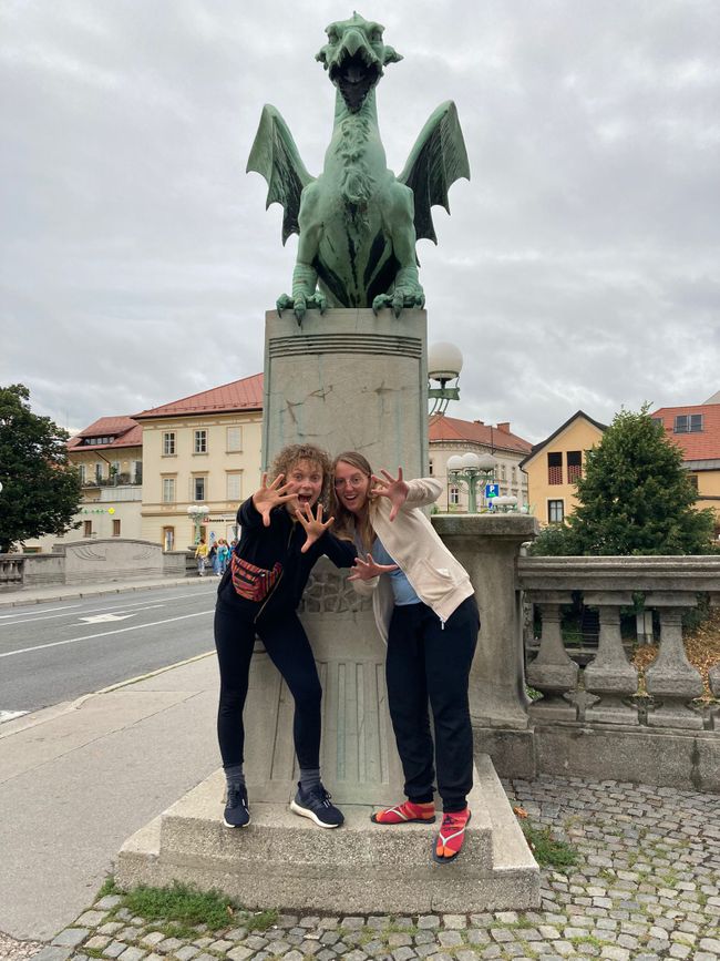 Dragons are the symbol of Ljubljana.