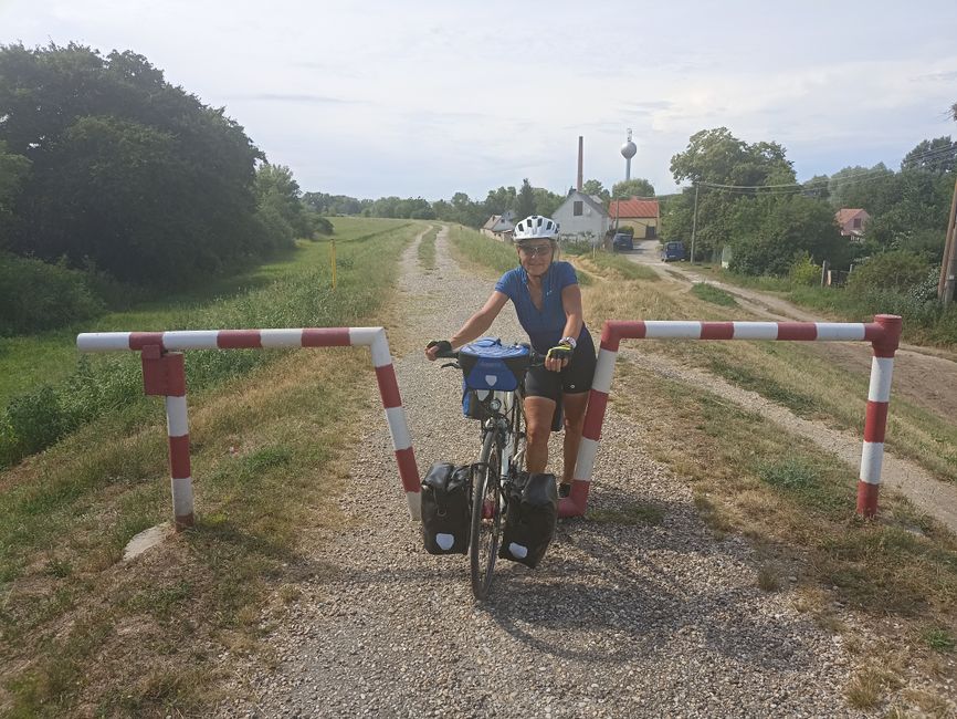 Bike path signs in Slovakia