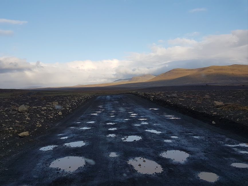 Road conditions of the F35