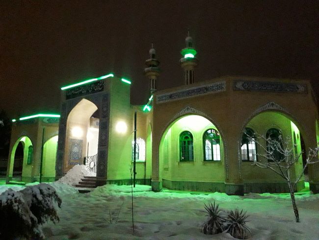 Pause an Moschee