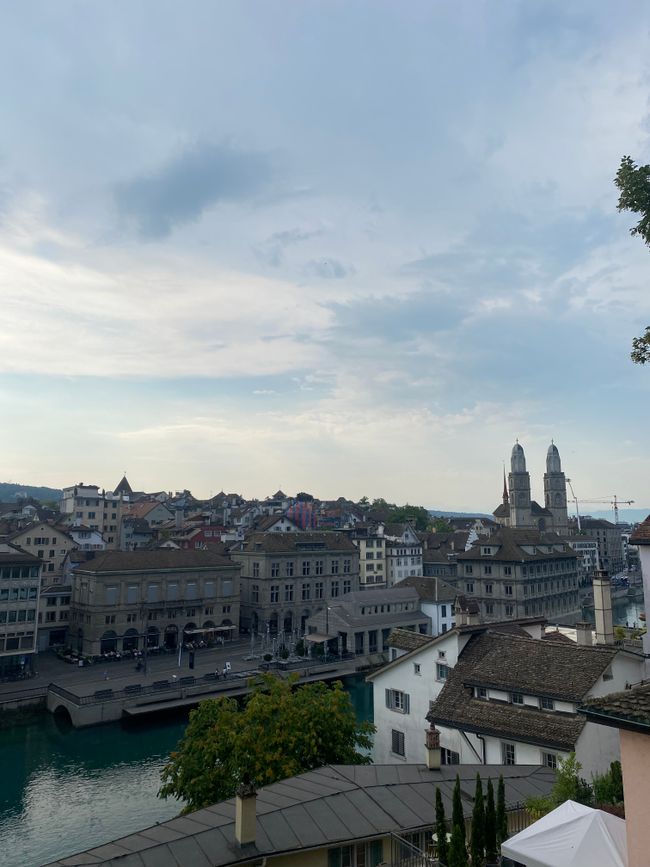 Aussicht über Zürich 