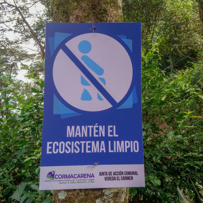 Dieses Schild bedarf eigentlich keiner Übersetzung. 💩😂 Bringt die Sache aber auf den Punkt. Haltet die Umwelt sauber! 