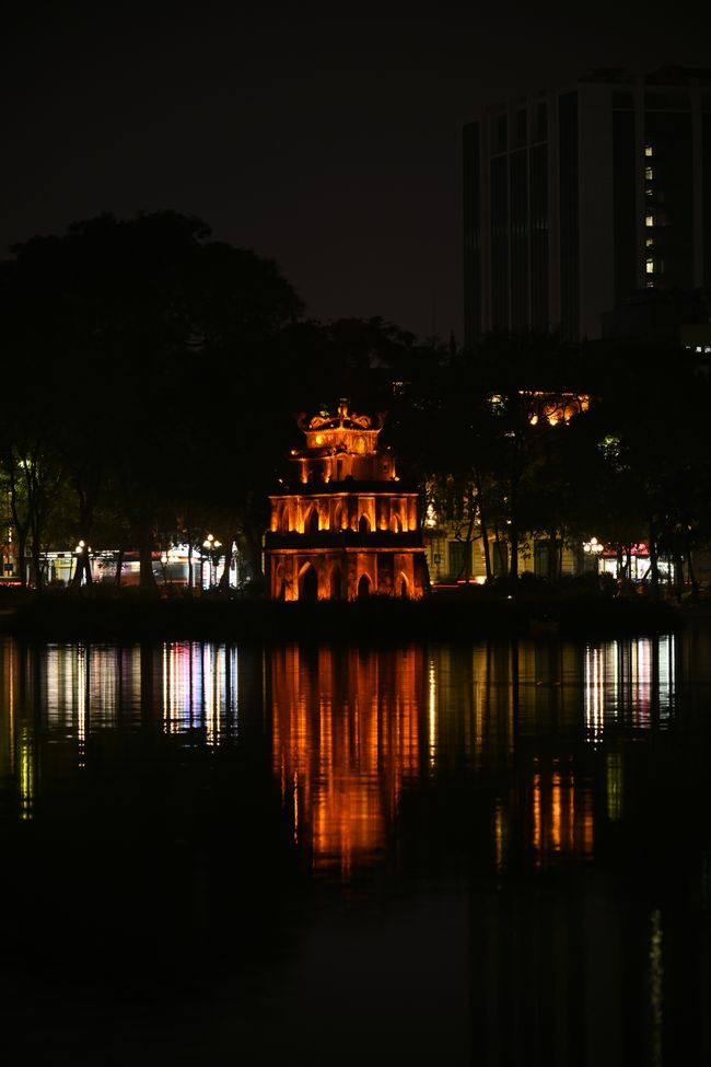Temple on Hoan Kiem Lake