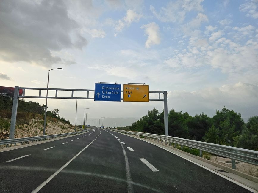 New bridge - transit to Dubrovnik - without Bosnia