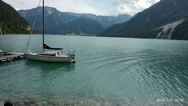 2nd and 3rd day, Achensee campsite
