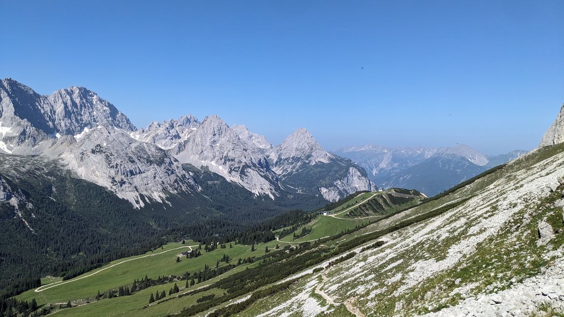 Hike up to the Zugspitze
