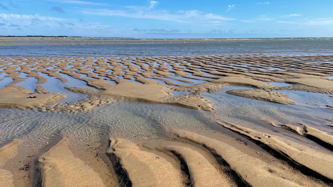 Schöne Muster im Sand