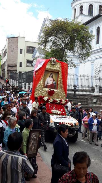 Procession with the 'Heart of Jesus'