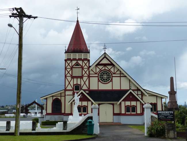 Maori church in Rotorua