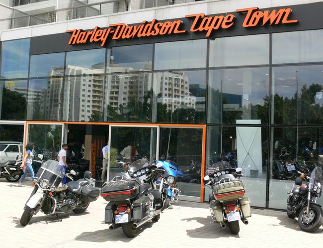 Die Bikes sind wieder sicher bei Harley Davidson Kapstadt angekommen