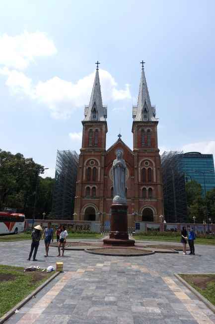 Die Kathedrale Notre Dame von Saigon