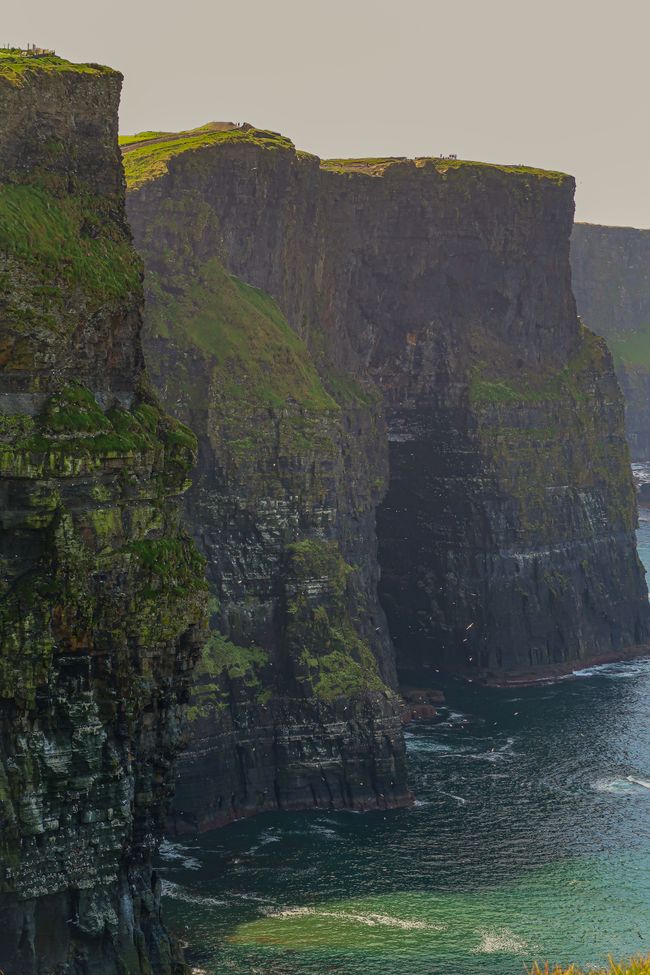 the spectacular cliffs