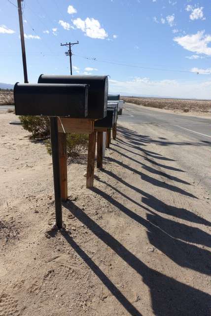Mailboxes in the middle of nowhere