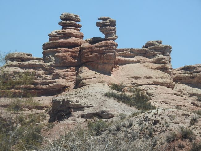 Many interesting rock formations