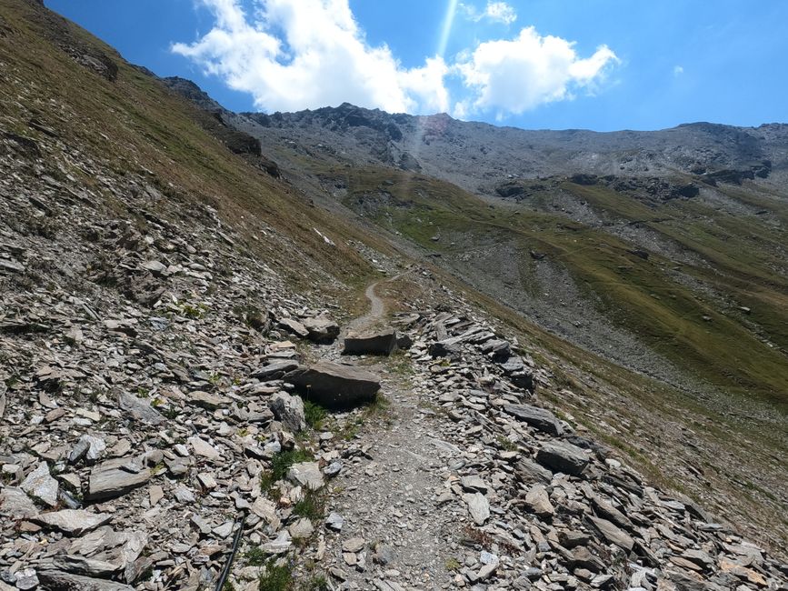 Anstrengender Uphill Single Trail 1