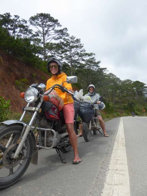 By motorcycle through Vietnam