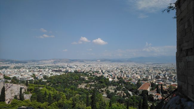 Athen von oben 