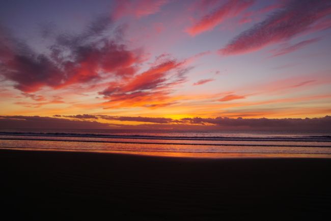 Sonnenaufgang vom Strand