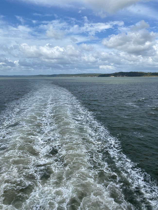 Return to the mainland by ferry