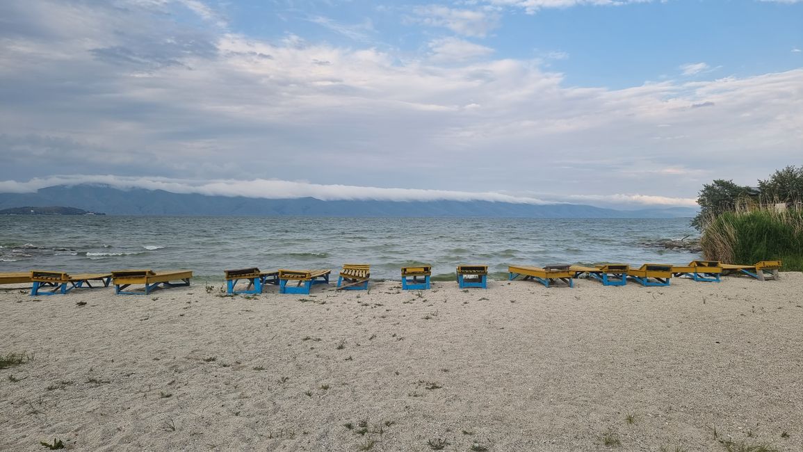 Beach at Lake Sevan