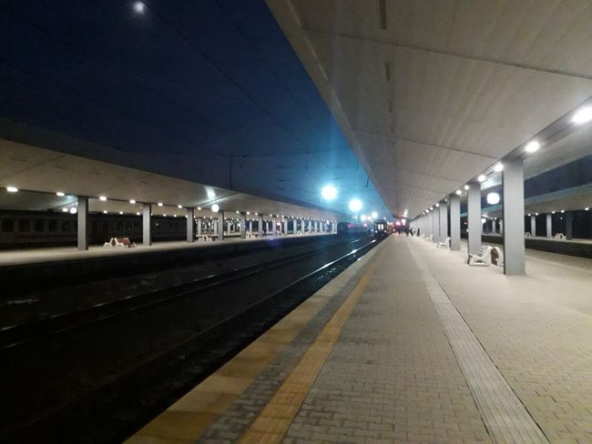 Platform with train to Vidin