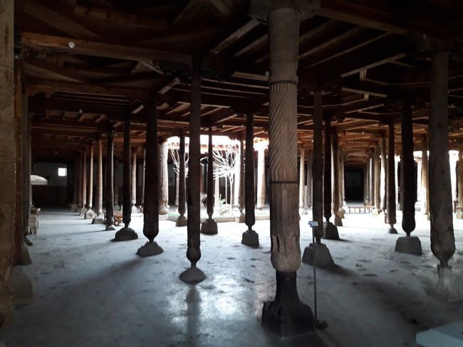 Columned hall