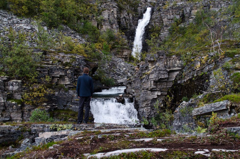 Der Fosseelva-Wasserfall