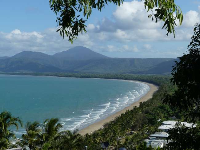 At the viewpoint over Port Douglas