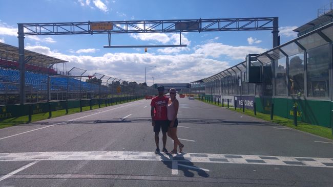 on the racing track - Formula 1 in Melbourne
