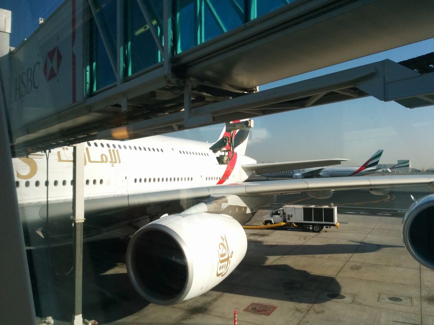 Tag 13 (2015) Mit dem A380 zurück nach Hause
