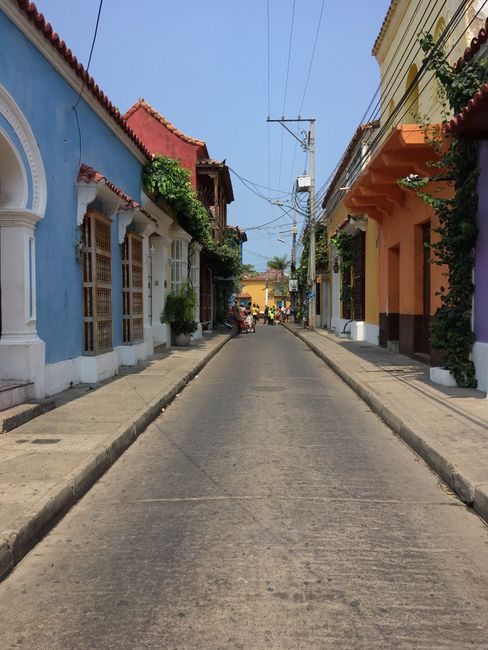 In the streets of Cartagena