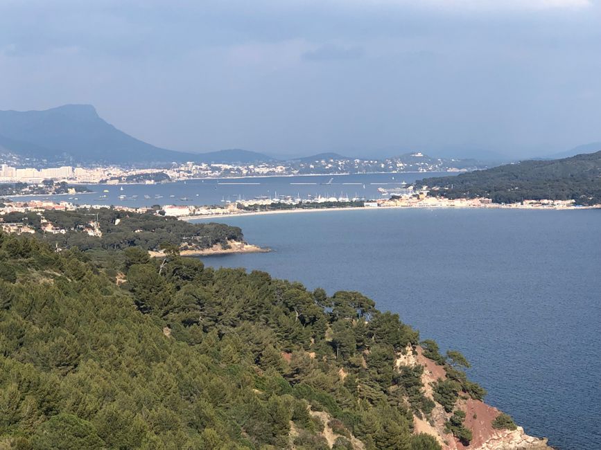 Blick auf La Seyne und Toulon