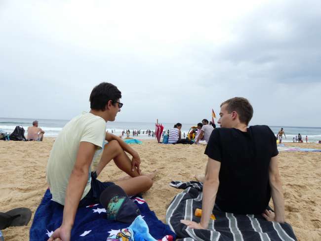 Andi und Luke am Strand