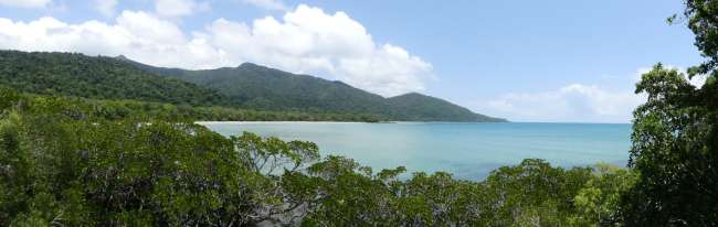 At the Cape Tribulation lookout point