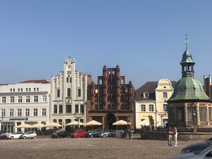 Der Marktplatz von Wismar