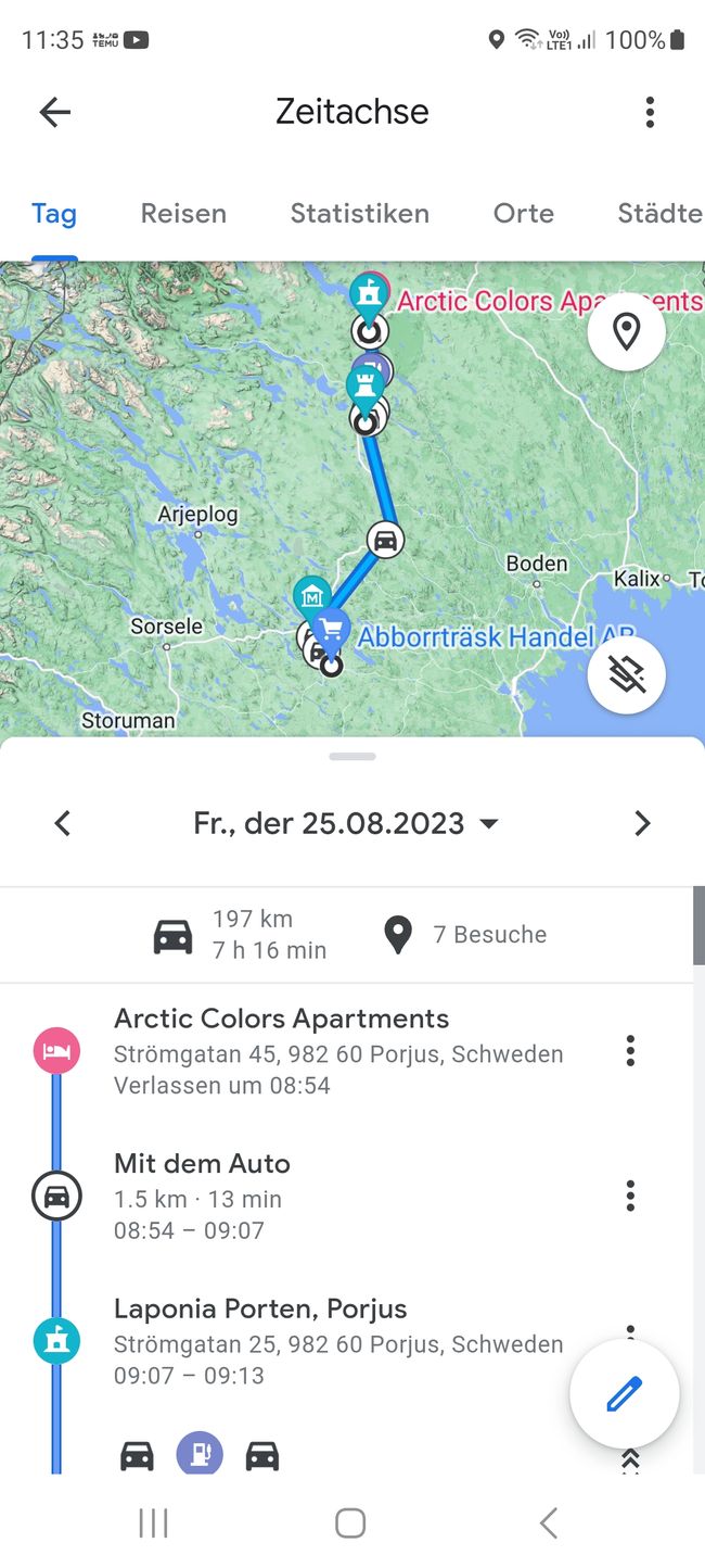 Trip to Sweden August 16th-September 3rd 2023 August 25th