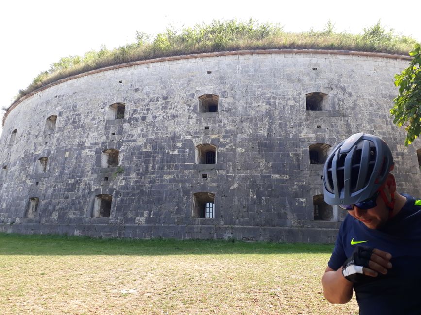 Die Festung in Komarom.